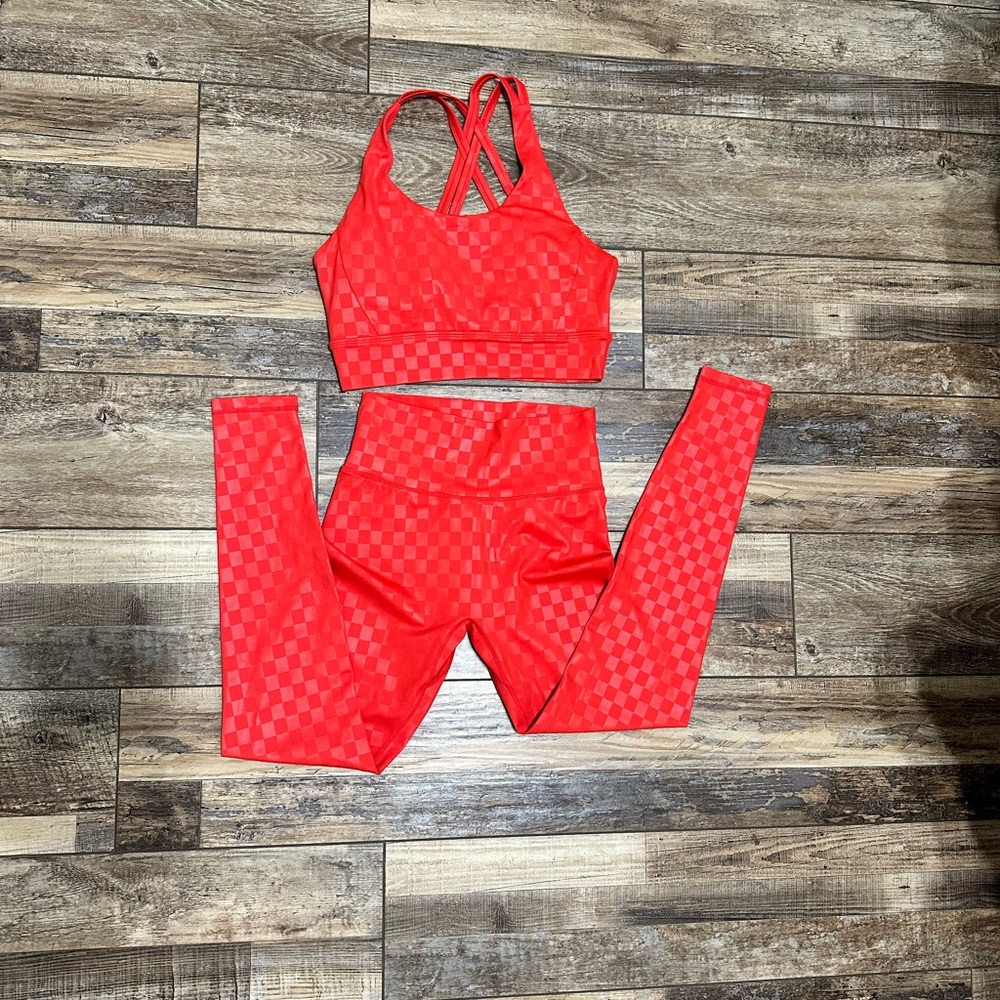 BuffBunny Red Matching Set